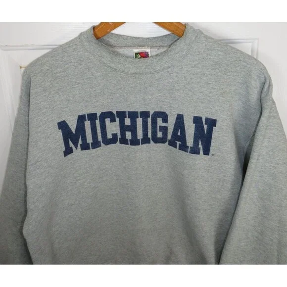 Vintage Michigan State University Sweatshirt XL Fruit of the Loom Super Cotton**
