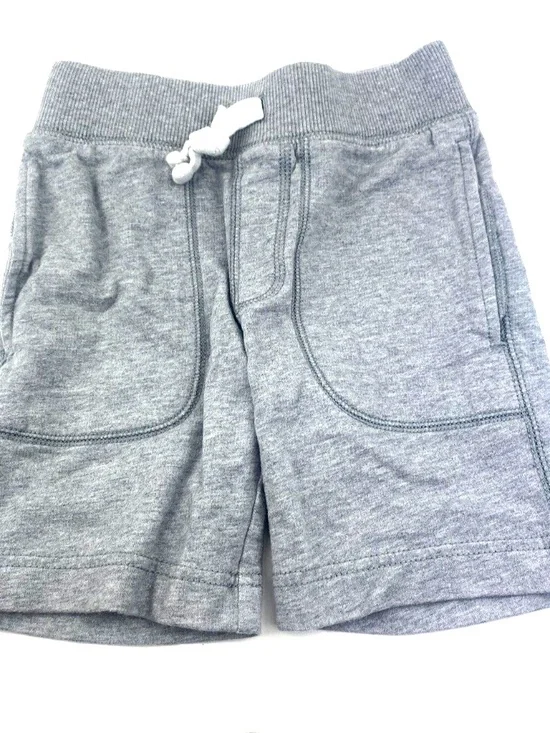 Carter's Boys Shorts Size 6 Elastic Waist Pockets Gray Cotton Children Kids