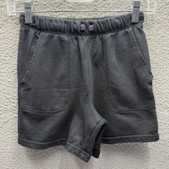 Carters Shorts Boy Size 8 Black Cotten Blend Drawstring Sweat Shorts Boys Size 8
