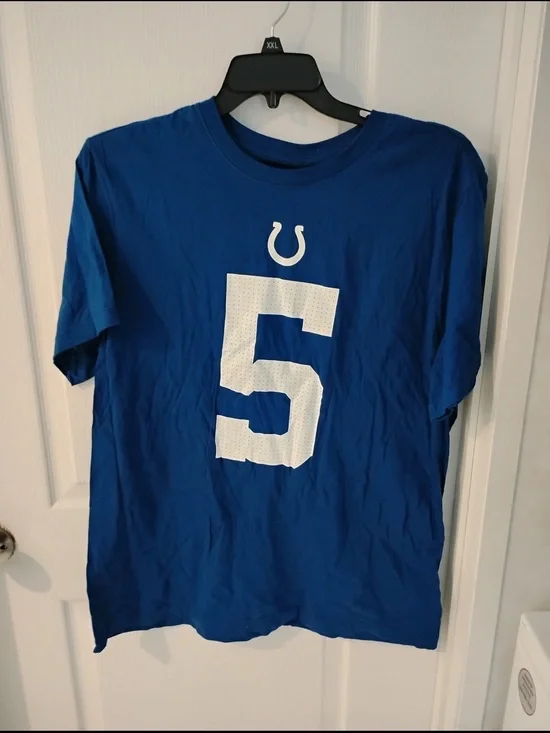 Nike Royal Blue #5 Colts Graphic Tee