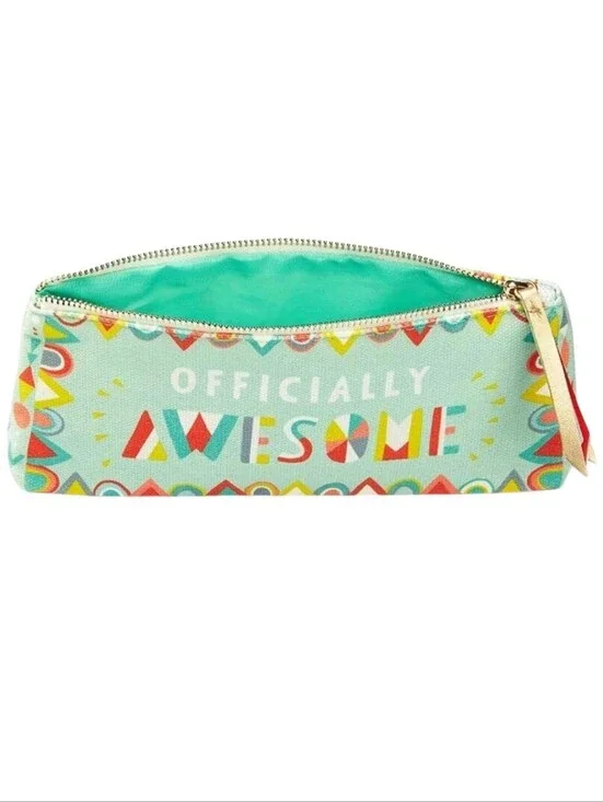 Pencil Case Awesome Boho Mint Green Colorful Office Desk Back To School Supplies