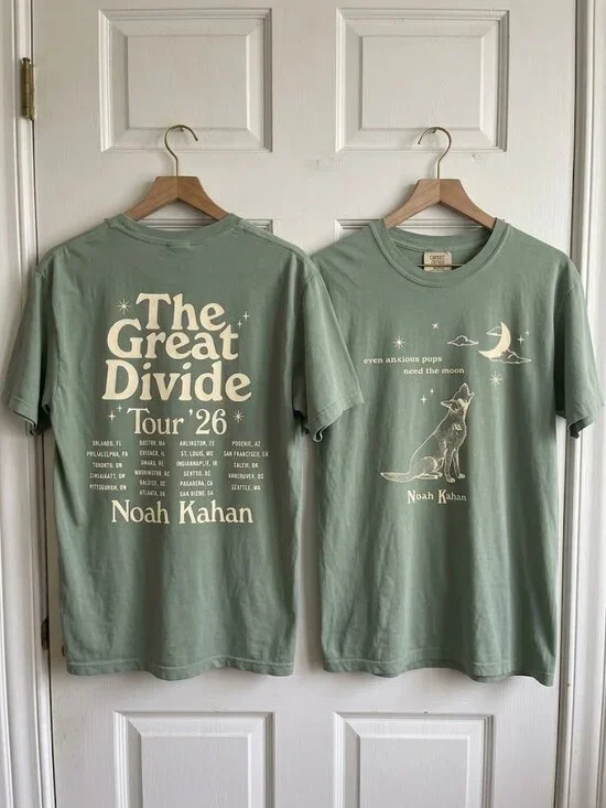Noah Kahan The Great Divide Tour 2026 T-shirt