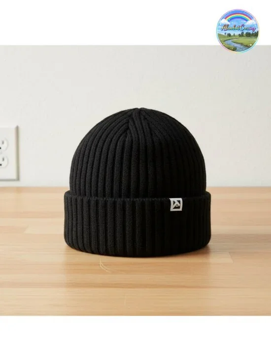 100% Merino Wool Beanie Fleece Lined Watch Cap Warm Winter Hat
