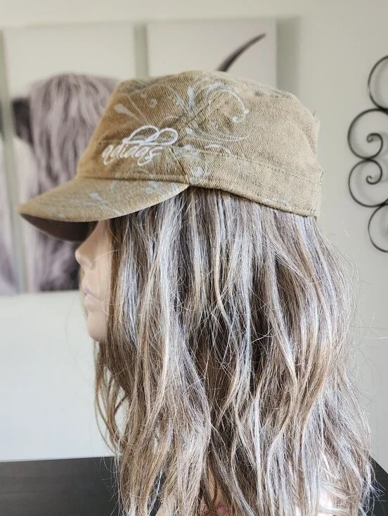 Adidas Y2K Military Cadet Cap with Embroidered Detail