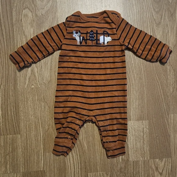 Carter's Wild Animal Striped One Piece