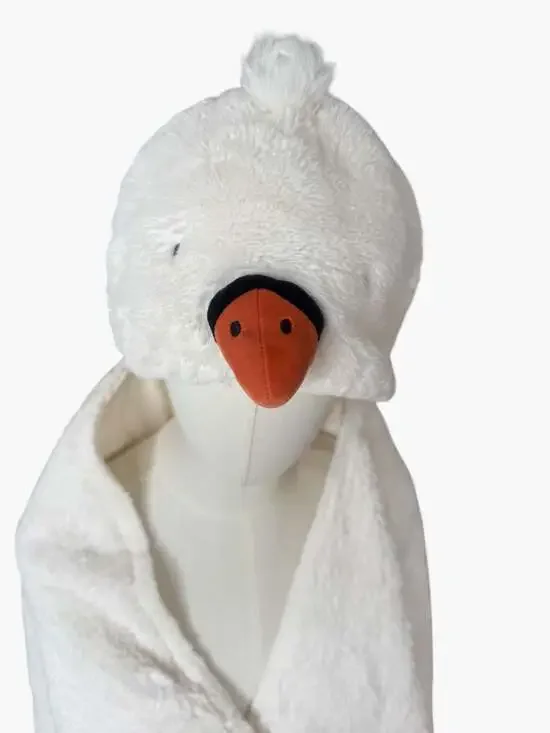 Pillowfort Swan Hooded Blanket 40