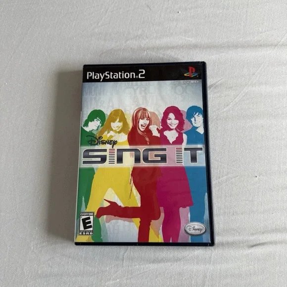 Disney Sing It Playstation PS2‎ 2008 w/ Manual