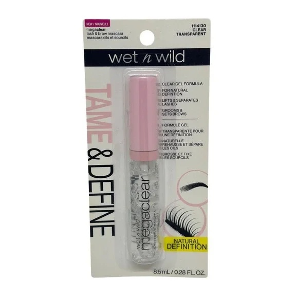 Wet n Wild MegaClear Lash & Brow Mascara Transparent Tame & Define‎ NEW 80 Chars