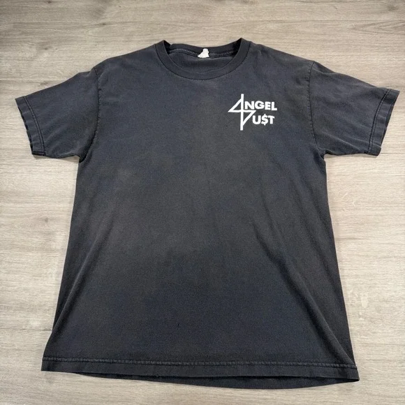 Angel Du$t Band T-Shirt VTG Y2K Distressed Faded Turnstile Large
