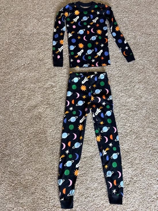 Hanna Andersson Space-Themed Pajama Set