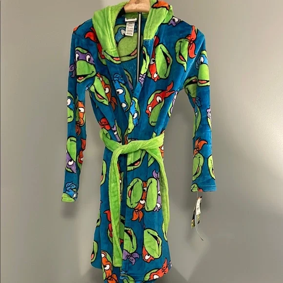 Nickelodeon Teenage Mutant Ninja Turtles Robe nwt large youth 12-14