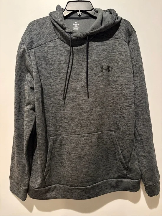 Under Armour Men's Dark Heather Gray Hoodie Pullover