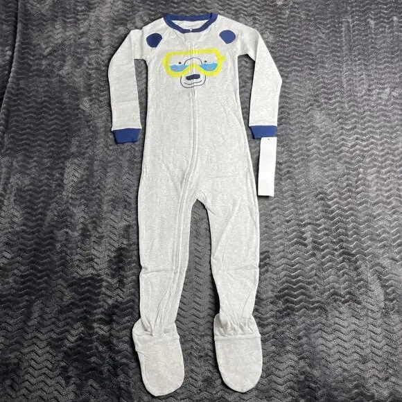 NEW Carter's Baby Boys 1-Pc Snorkel Bear Cotton Pajamas