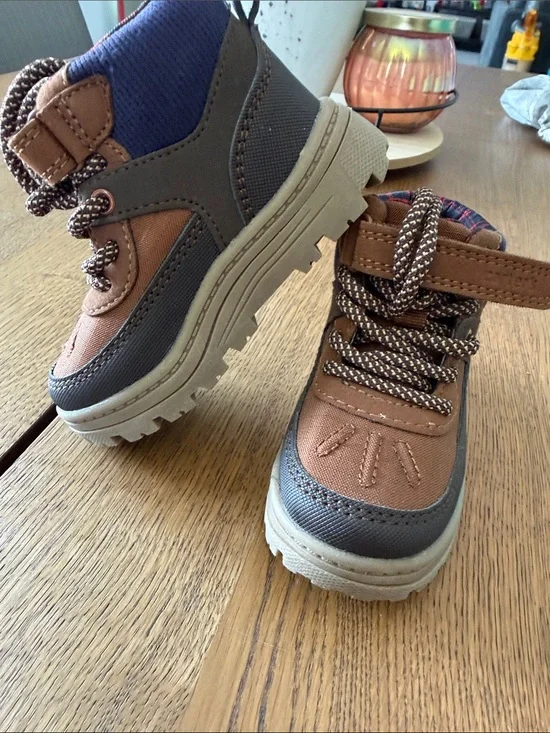 Carter's Brown and Gray Toddler Outdoor Boots