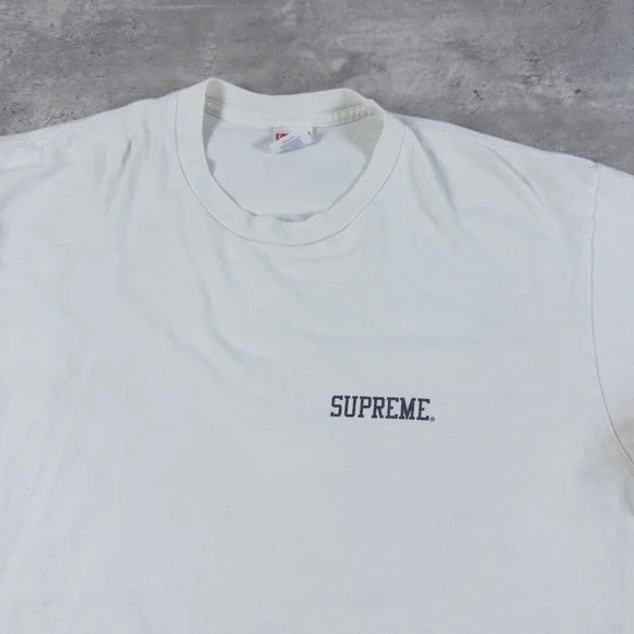 modern supreme lamborghini tee white mens large