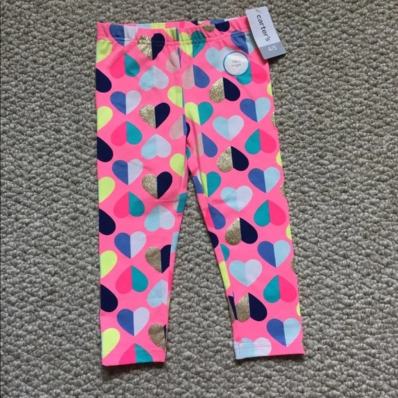 Girls Capri Style Leggings‎ Size 4/5