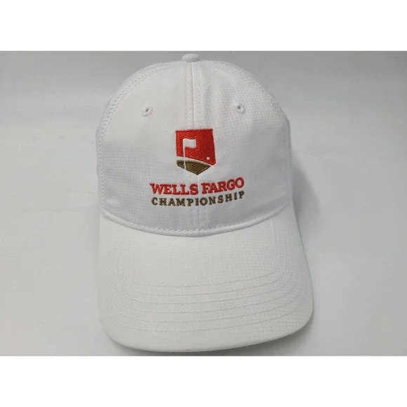 Women Wells Fargo Championship Ahead Adjustable Golf Hat Cap Ladies Fit‎ White