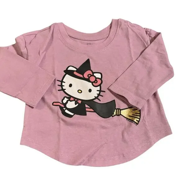 NWT 12-18M Baby Gap Hello Kitty Halloween Shirt