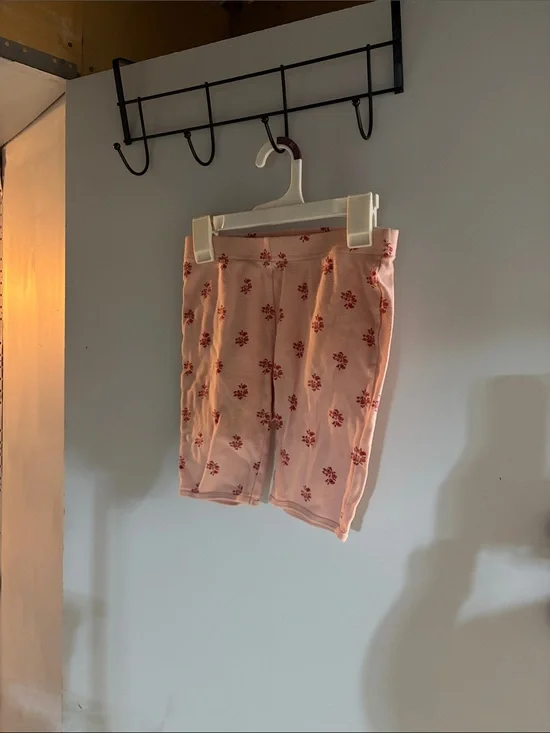 Old Navy Girls Pink Floral Print Pajama Shorts