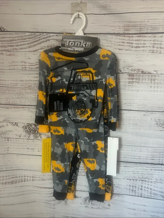 NWT set of 2 Tonka Pajama Sets size 2t