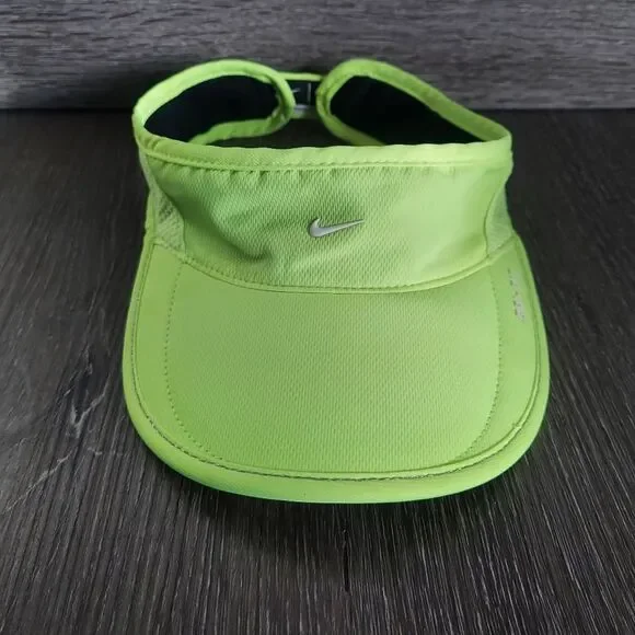 Nike Day Break Golf Sun Visor Cap Green One Size Adjustable Strap Blank