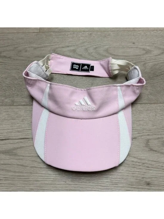 Adidas Vintage Y2K Women's Climacool Pink & White Golf Visor