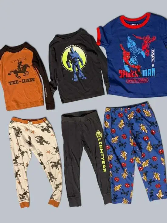 Marvel Gap Lazy One Kids Pajama Lot Size 6