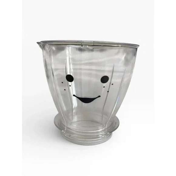 Magic Bullet Baby Bullet Replacement Blender Cup Smiley Freckles Face‎ Clear