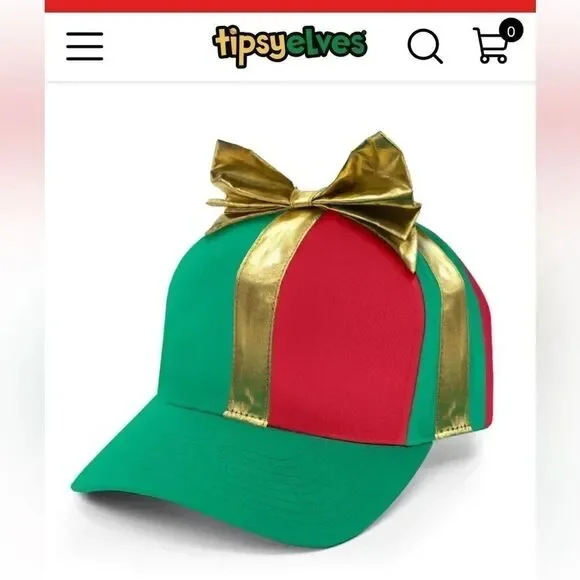 CHRISTMAS PRESENT HAT by Tipsy Elves