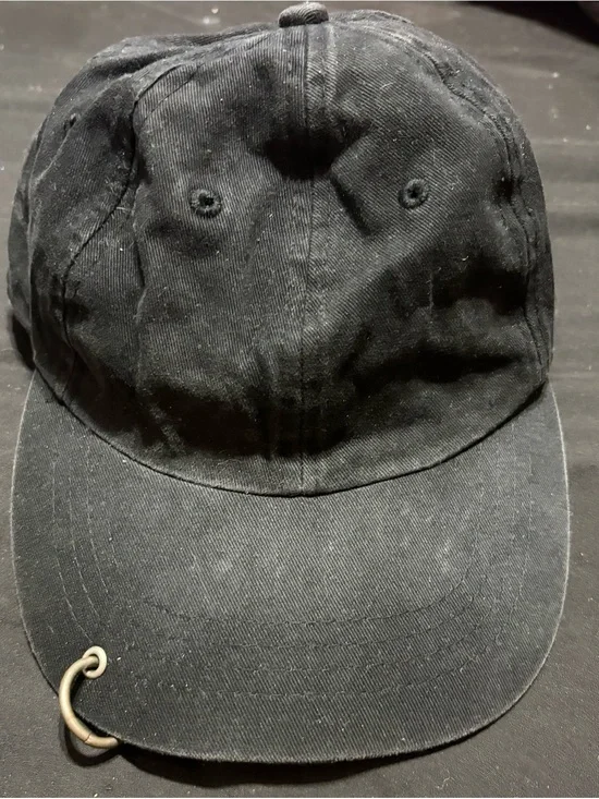 Everyday Black Women's Baseball Cap with Brim Ring Accent