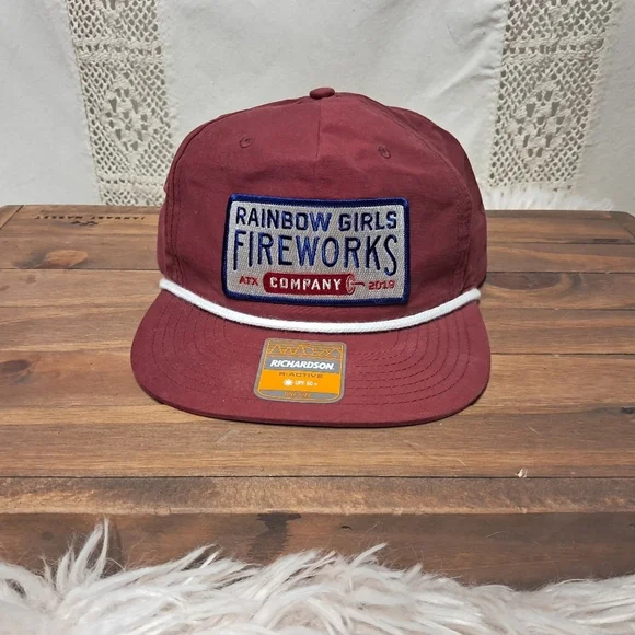 Rainbow Girls Fireworks Company Hat NWT