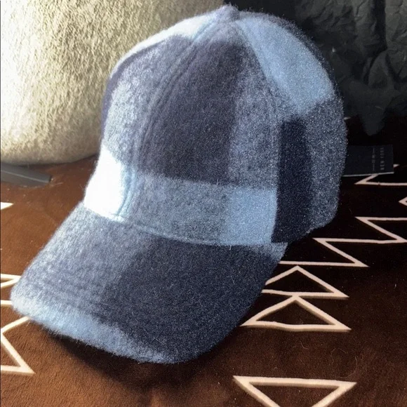 NWT C.C Exclusive Women Check Plaid Checker Pattern Terry Baseball Cap