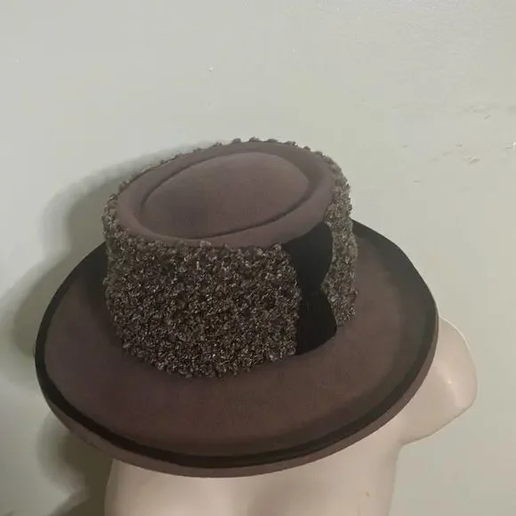OSCAR‎ DE LA RENTA MILLINERY WOOL FELT HAT