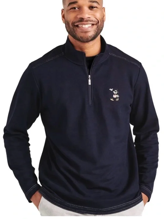 Disney Parks x Tommy Bahama Men’s Mickey Mouse 1/4 Zip Pullover