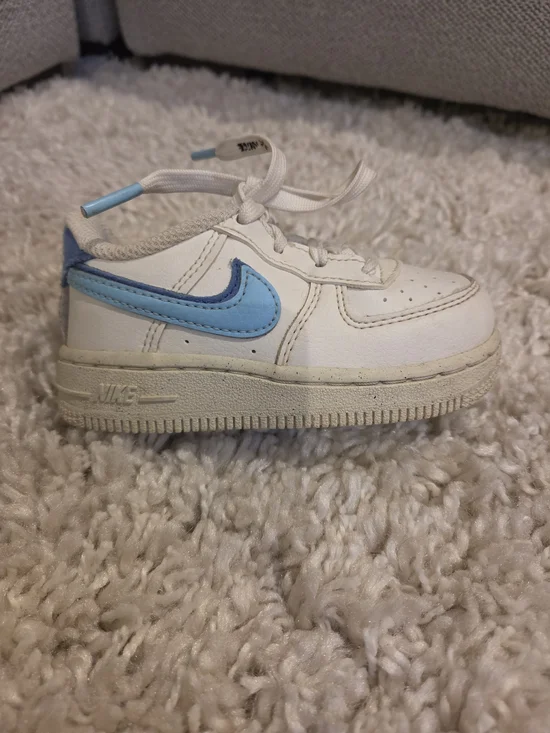 Toddler's Nike Air Force 1 LV8 Sail/Bl Chill-Medium Blue Size 6C