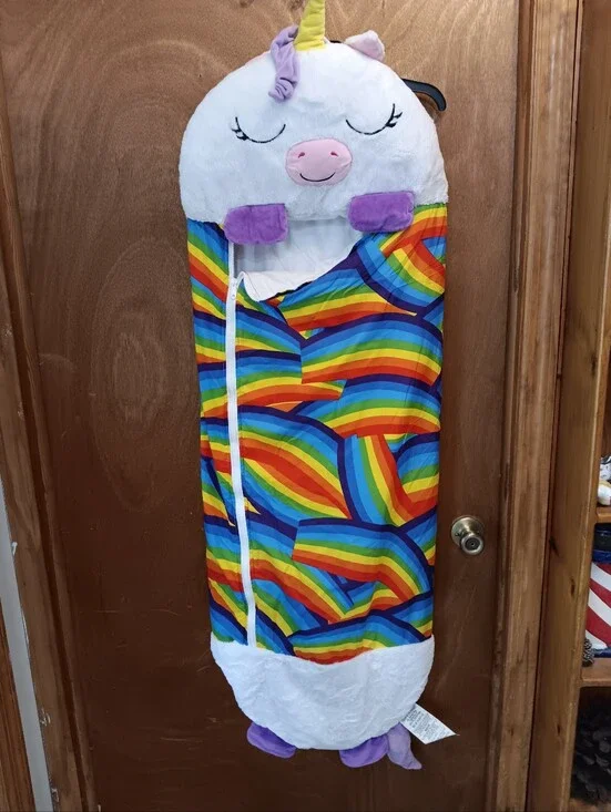 Happy Nappers Kids Unicorn Rainbow Pillow Sleeping Sack - Multicolor