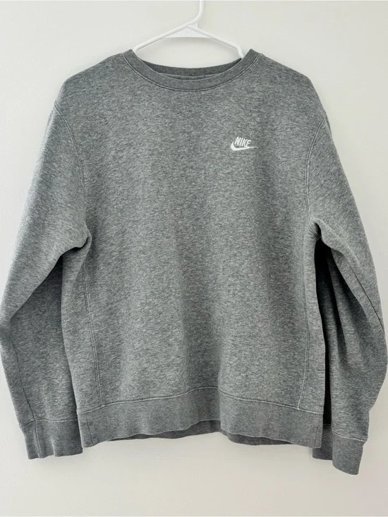 Nike Men's Sportswear Club Crewneck Sweatshirt Heather Grey
