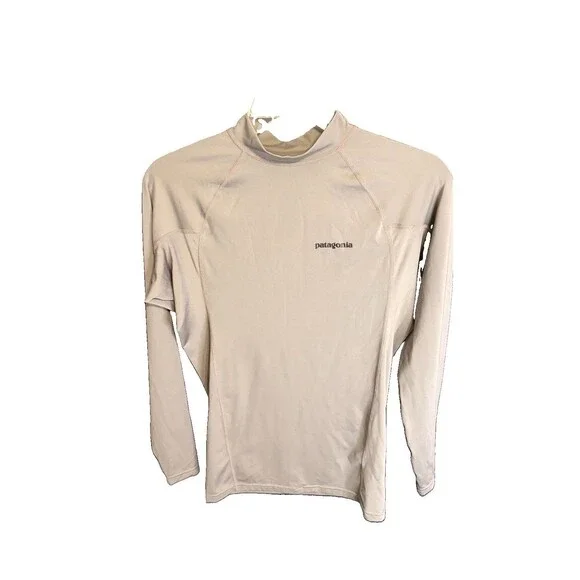 Patagonia Capilene Baselayer Men's Med Gray Lightweight Mock Neck