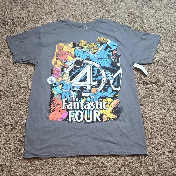 Marvel Studios The Fantastic Four 4 First Steps Medium Tee Shirt Top
