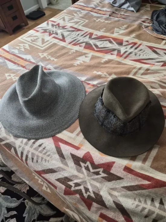 2-Piece Designer Hat Bundle: Albertus Swanepoel NY Fedoras