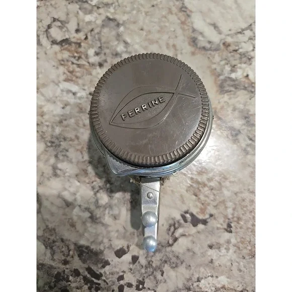 Vintage‎ Perrine No 80 Automatic Fly Reel With Line.