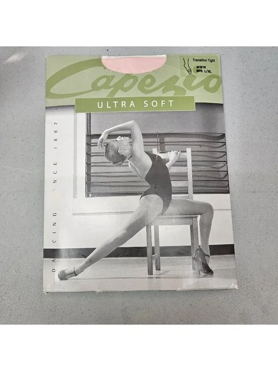 Capezio Ultra Soft Dance L/XL Transition Tight Sleek Moves Comfy Vibes