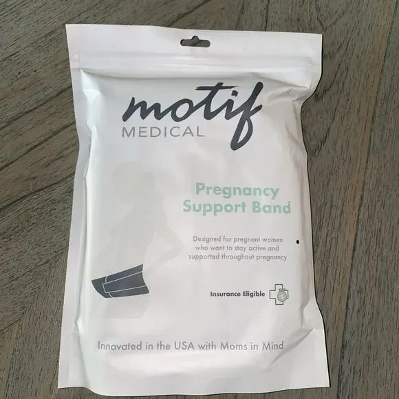 NEW Motif Medical Pregnancy Support Band Size Large White