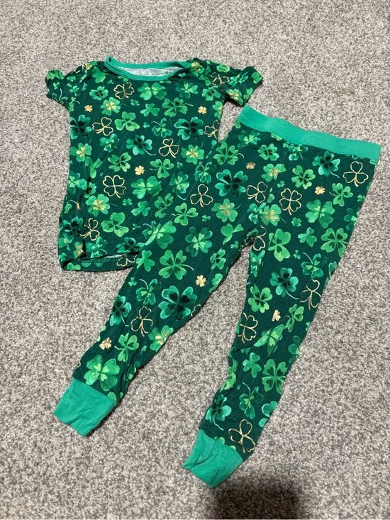 Little Sleepies St. Patrick’s Day Collection Pajama Set (18-24 mo)