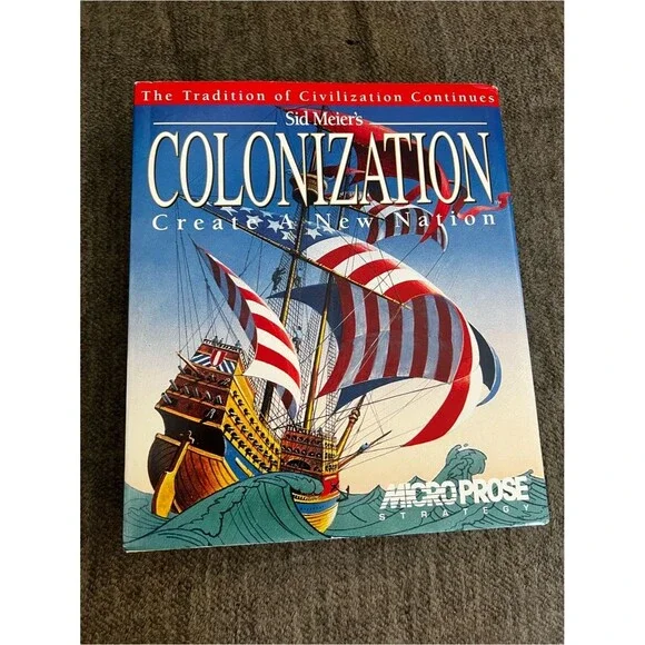 Sid Meier's Colonization (1994) PC Big Box - 100% Complete
