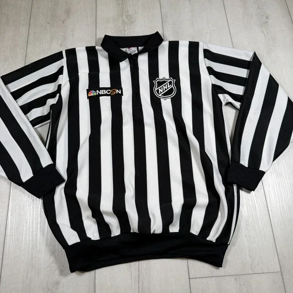 NHL CCM NBCSN Linesman Referee Hockey Jersey Size Adult Large