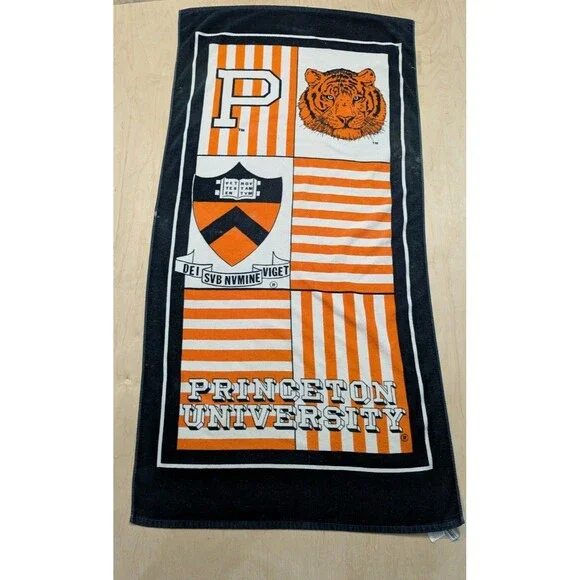 Princeton University Tigers College Basketball VTG Bath Towel Official Merch