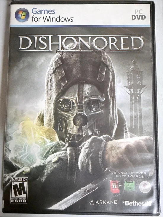 Dishonored PC Game - - Black/Grey Cover