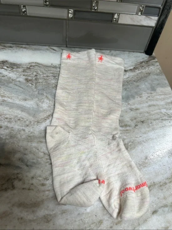 Smartwool womens small light cushion ski snowboard boot socks merino wool blend