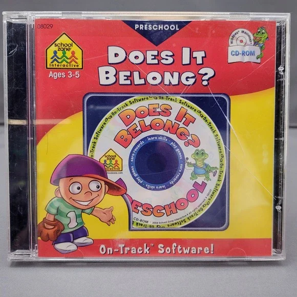 Does It‎ Belong? by School Zone Interactive (CD-ROM, 2004)